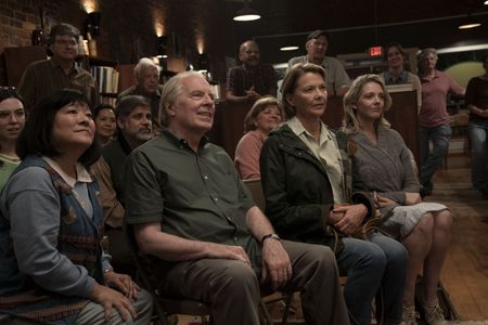 Annette Bening, Ann Harada, Michael McKean, Subhash Mandal, and Lindsay Rootare in Jerry and Marge Go Large (2022)
