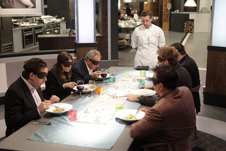 Wolfgang Puck, Gail Simmons, Curtis Stone, and Richard Blais in Top Chef Duels (2014)