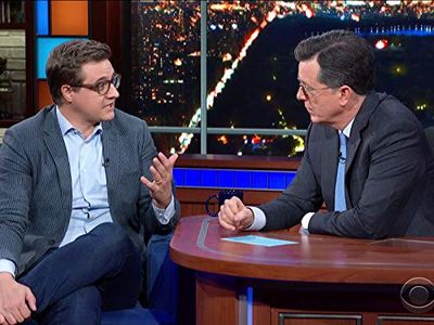 Stephen Colbert and Chris Hayes in The Late Show with Stephen Colbert: Chris Hayes/David Chang (2020)