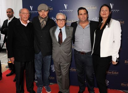 Leonardo DiCaprio, Martin Scorsese, Irwin Winkler, Randall Emmett, and Emma Tillinger Koskoff