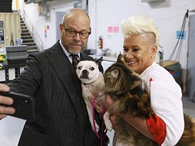 Alton Brown and Anne Burrell in Worst Cooks in America: Opposites Attract (2020)