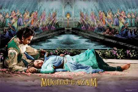 Dilip Kumar and Madhubala in Mughal-E-Azam (1960)