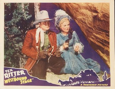 Muriel Evans and Tex Ritter in Westbound Stage (1939)