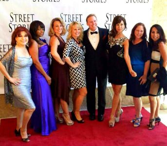 on the Red Carpet at the premier of Street Stories
