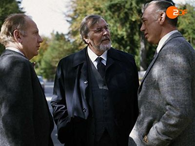 Traugott Buhre, Horst Tappert, and Bernhard Wicki in Derrick (1974)