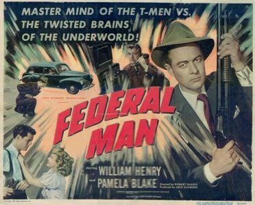 Pamela Blake, William Henry, and Lyle Talbot in Federal Man (1950)