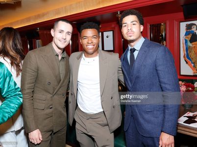 Jonah Hauer-King, Grant Hall and Marcus Scribner at Elle’s 2023 Hollywood Rising Event