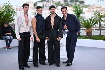 George Steane, Jason Fernández, José Condessa, and Manuel Rios at an event for Strange Way of Life (2023)