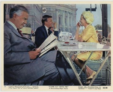Karlheinz Böhm, Andrew Cruickshank, and Dolores Hart in Come Fly with Me (1963)