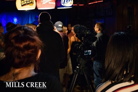 On set and on camera for the film Occurrence at Mills Creek.