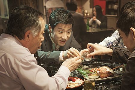 Myung-Min Kim and Byun Hee-Bong in The Spies (2012)