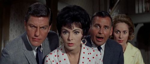 Janet Leigh, Paul Lynde, Dick Van Dyke, and Mary LaRoche in Bye Bye Birdie (1963)