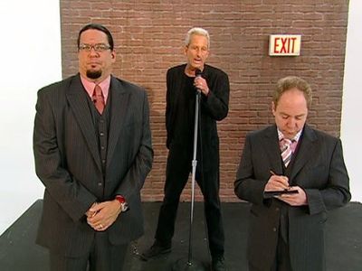 Penn Jillette, Bobby Slayton, and Teller in Penn & Teller: Bullshit! (2003)