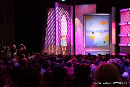 Melinda Hill hosting ComedyTV series 2009.