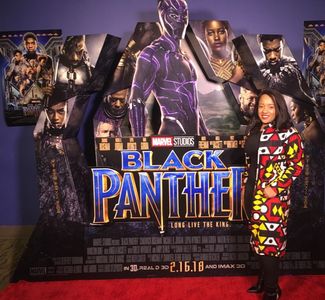Ingrid Jordan at Black Panther Premiere