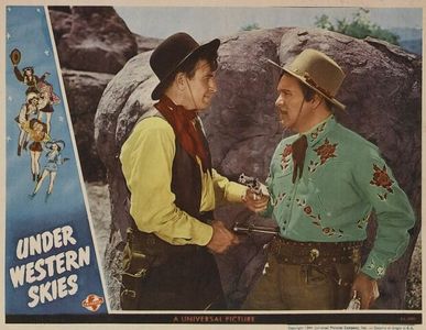Noah Beery Jr. and Leo Carrillo in Under Western Skies (1945)