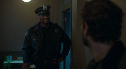 Tony J Black as Officer Miller in Sting
