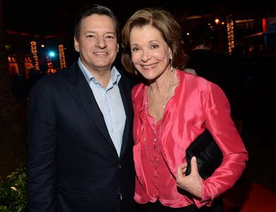 Jessica Walter and Ted Sarandos at an event for Arrested Development (2003)