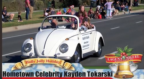 Hometown Celebrity for Laguna Niguel Holiday 2023 Parade