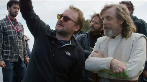Mark Hamill and Rian Johnson in The Director and the Jedi (2018)