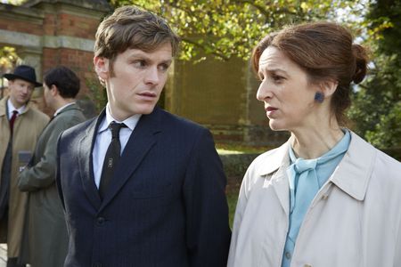Abigail Thaw and Shaun Evans in Endeavour (2012)