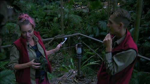 Rita Simons and James McVey in I'm a Celebrity, Get Me Out of Here! (2002)