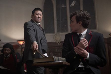 Benedict Wong and Benjamin Wadsworth in Deadly Class (2018)