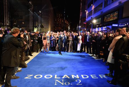 Ben Stiller, Will Ferrell, Penélope Cruz, Owen Wilson, Christine Taylor, and Valentino Garavani in Zoolander 2 (2016)