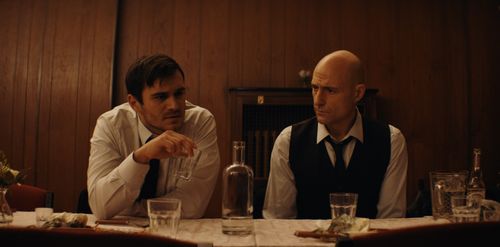 Mark Strong and Julian Kostov in Temple (2019)