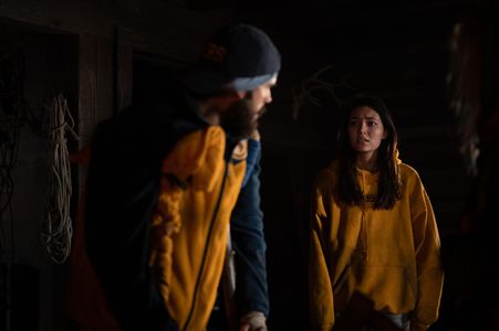 Alexa Barajas and Steven Krueger in Yellowjackets