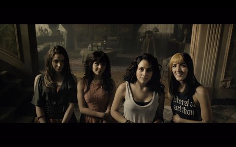 Adriana Louvier, Eréndira Ibarra, Ona Casamiquela, and Zuria Vega in Darker Than Night (2014)