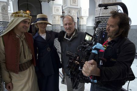 Nicole Kidman, Werner Herzog, Peter Zeitlinger, and Robert Pattinson in Queen of the Desert (2015)
