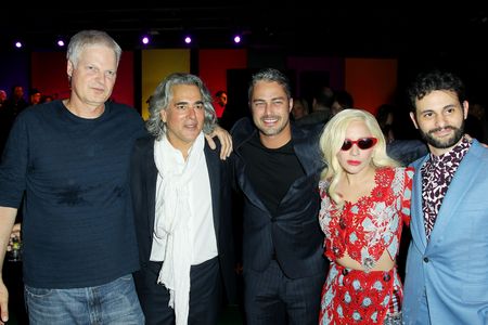 Steve Bing, Mitch Glazer, Arian Moayed, Taylor Kinney, and Lady Gaga at an event for Rock the Kasbah (2015)