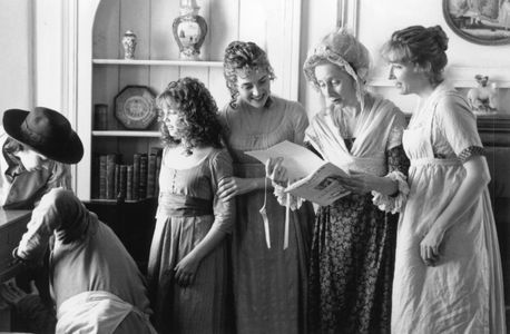 Emma Thompson, Kate Winslet, Emilie François, and Gemma Jones in Sense and Sensibility (1995)