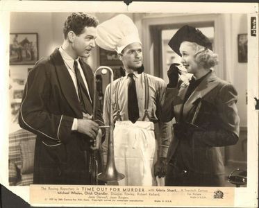 Gloria Stuart, Chick Chandler, and Michael Whalen in Time Out for Murder (1938)