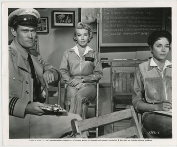 Lana Turner, Chuck Connors, and Andra Martin in The Lady Takes a Flyer (1958)