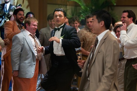 Leonardo DiCaprio, Kenneth Choi, and Henry Zebrowski in The Wolf of Wall Street (2013)