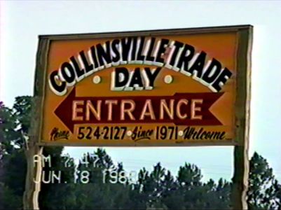 Collinsville Trade Day entrance