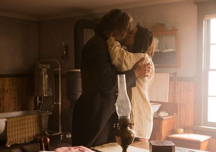 Anson Mount and Angela Zhou in Hell on Wheels (2011)