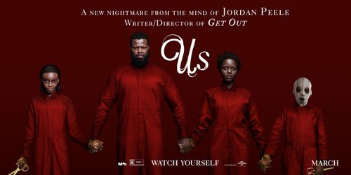 Lupita Nyong'o, Winston Duke, Evan Alex, and Shahadi Wright Joseph in Us (2019)