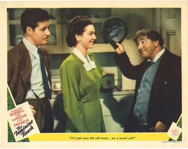 Don Ameche, Forrester Harvey, and Rosalind Russell in The Feminine Touch (1941)