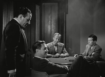 Glenn Anders, Walter Burke, Martin Gabel, and Norman Lloyd in M (1951)