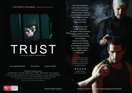 TRUST, a film by Zdenka Simandlova, other films DEFECT and MERCY twinscreenplays@gmail.com