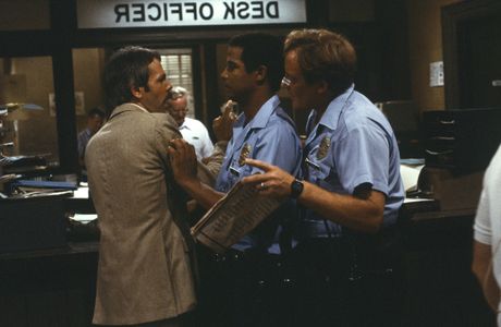 Charles Haid, Joe Spano, and Michael Warren in Hill Street Blues (1981)