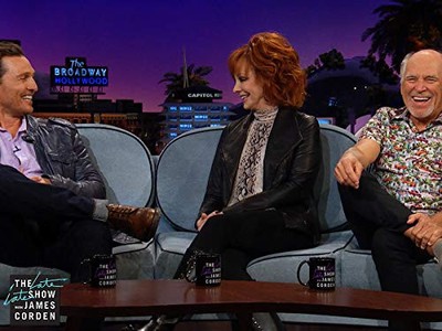 Matthew McConaughey, Reba McEntire, and Jimmy Buffett in The Late Late Show with James Corden: Matthew McConaughey/Reba 