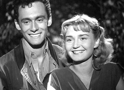 Brigitte Auber and Maurice Ronet in Rendezvous in July (1949)