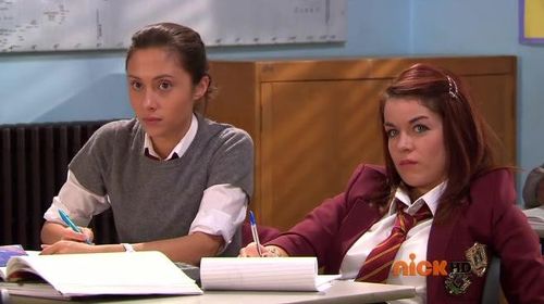 Jade Ramsey and Klariza Clayton in House of Anubis (2011)
