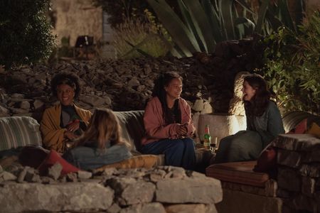 Alison Oliver, Sasha Lane, and Sallay Garnett in Conversations with Friends (2022)