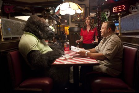 Nick Nolte, Kevin James, Jackie Sandler, and Tom Woodruff Jr. in Zookeeper (2011)