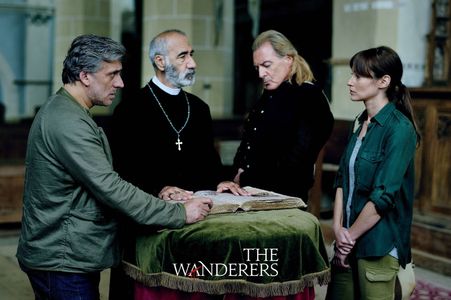 Armand Assante, Lior Ashkenazi, Razvan Vasilescu, and Raluca Aprodu in The Wanderers: The Quest of the Demon Hunter (201